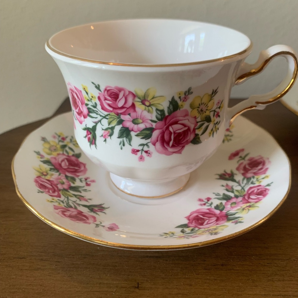 Royal Vale Fine Bone China Tea cup and Saucer